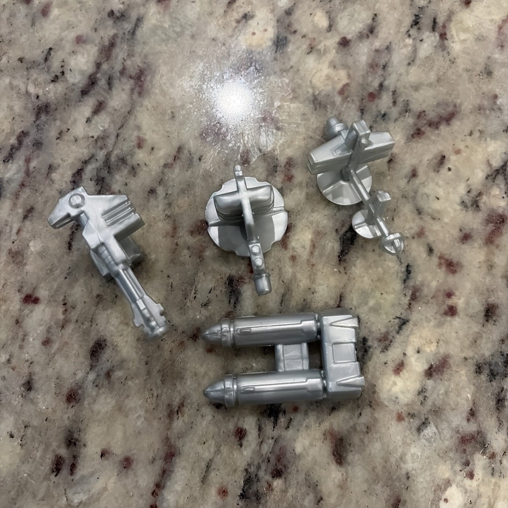 Vintage 1986 Hasbro Transformers G1 Trypticon Scanner Accessories Lot of 4